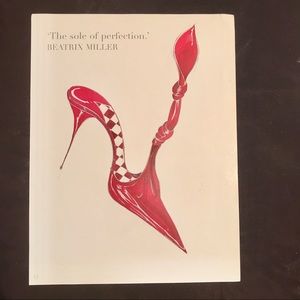 Manolo Blahnik sketchbook print. 9 x 12 in size